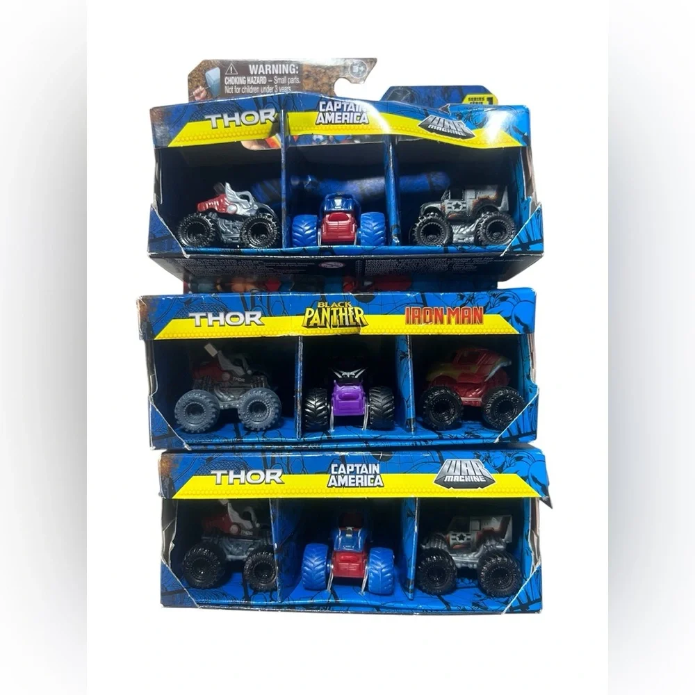 Mini Monster Truck Toy Set